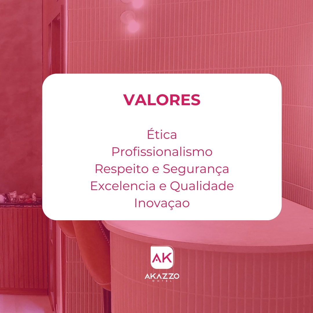 valores do motel